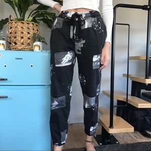 graphic sweatpants from urban outfitters